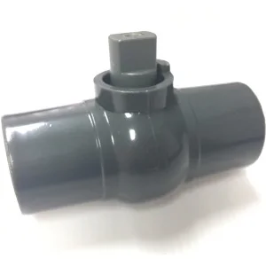 ตัวอย่างข้อต่อท่อจากเม็ด PVC เกรดแข็ง